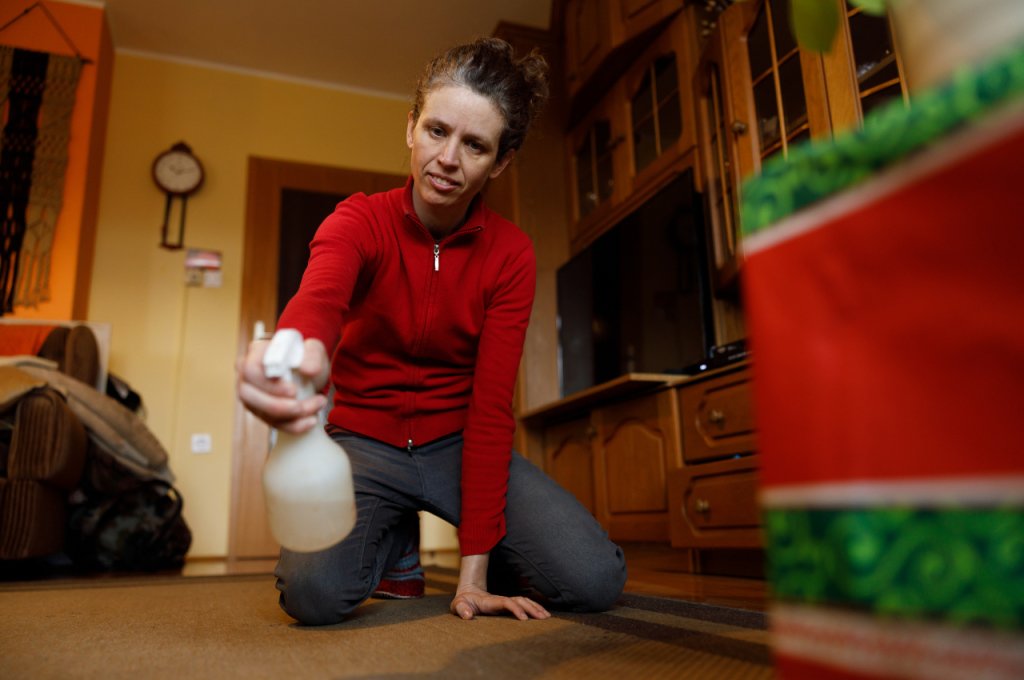 how to clean cat pee