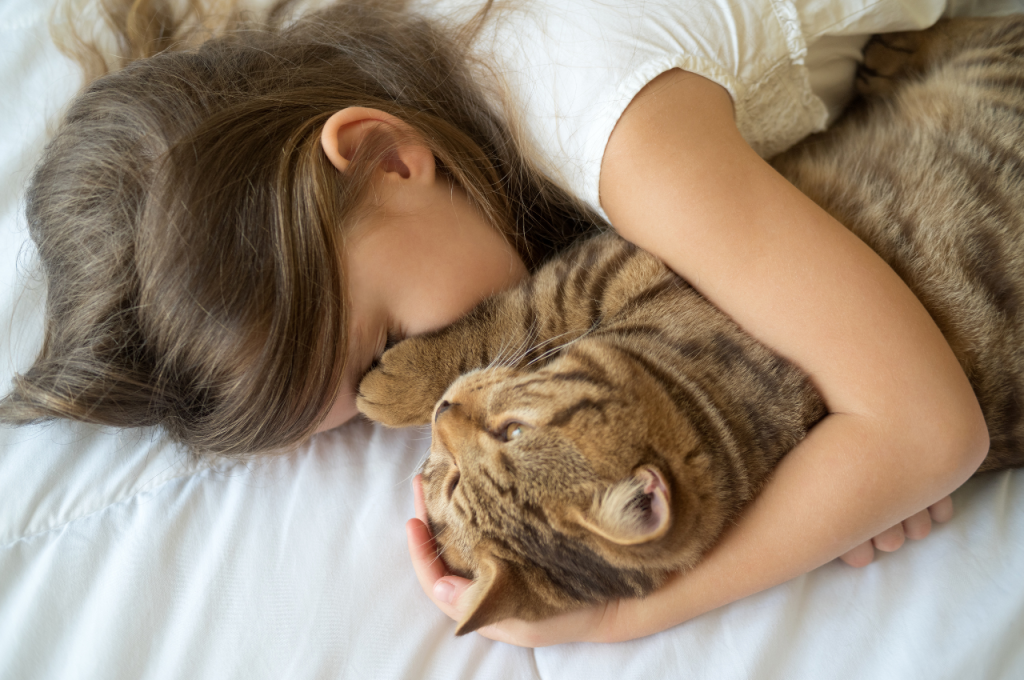 what does it mean when a cat sleeps by your head