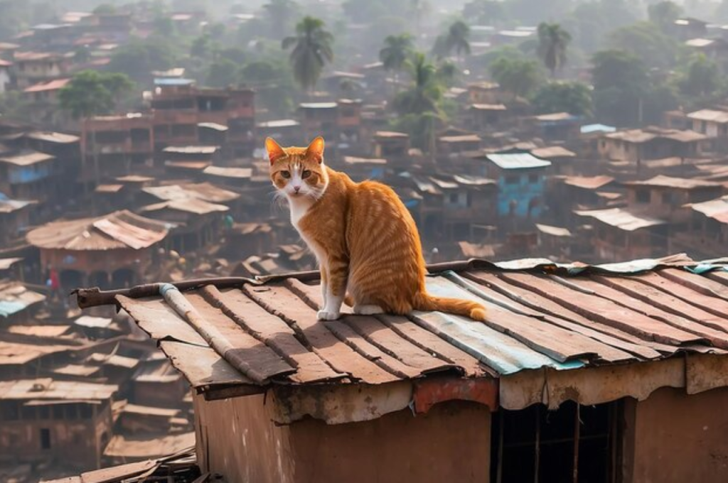 how to rescue a cat from a roof