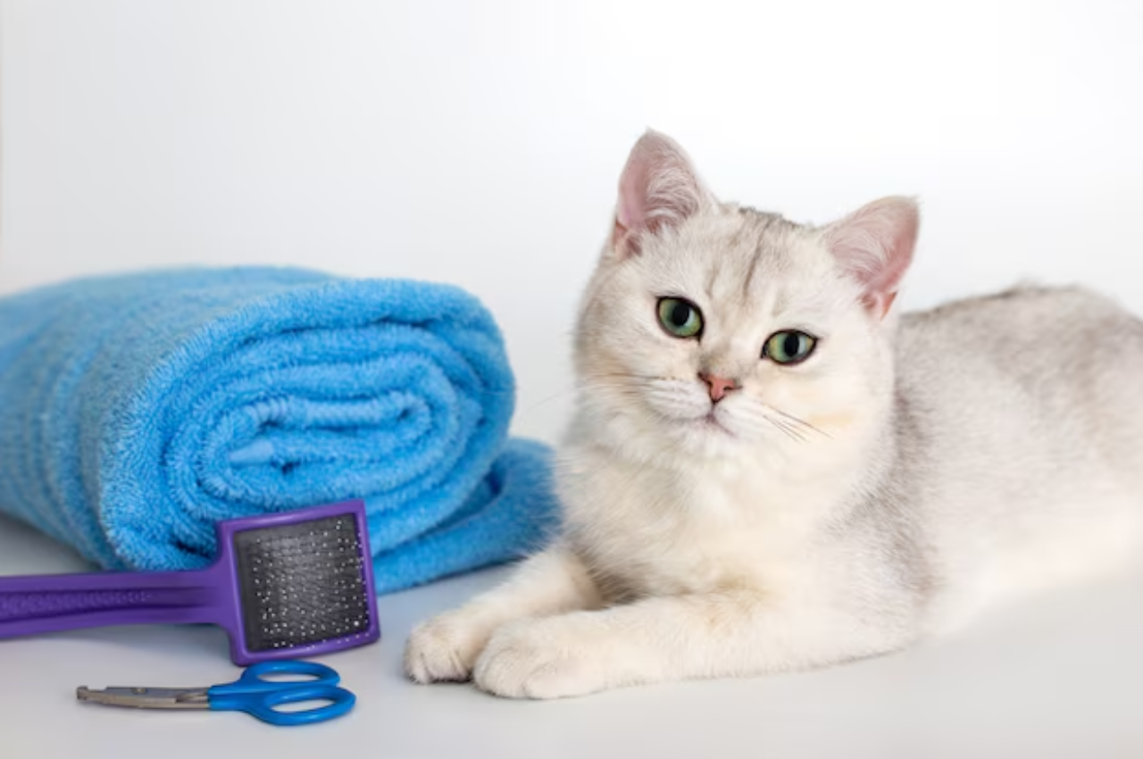 Cat grooming benefits