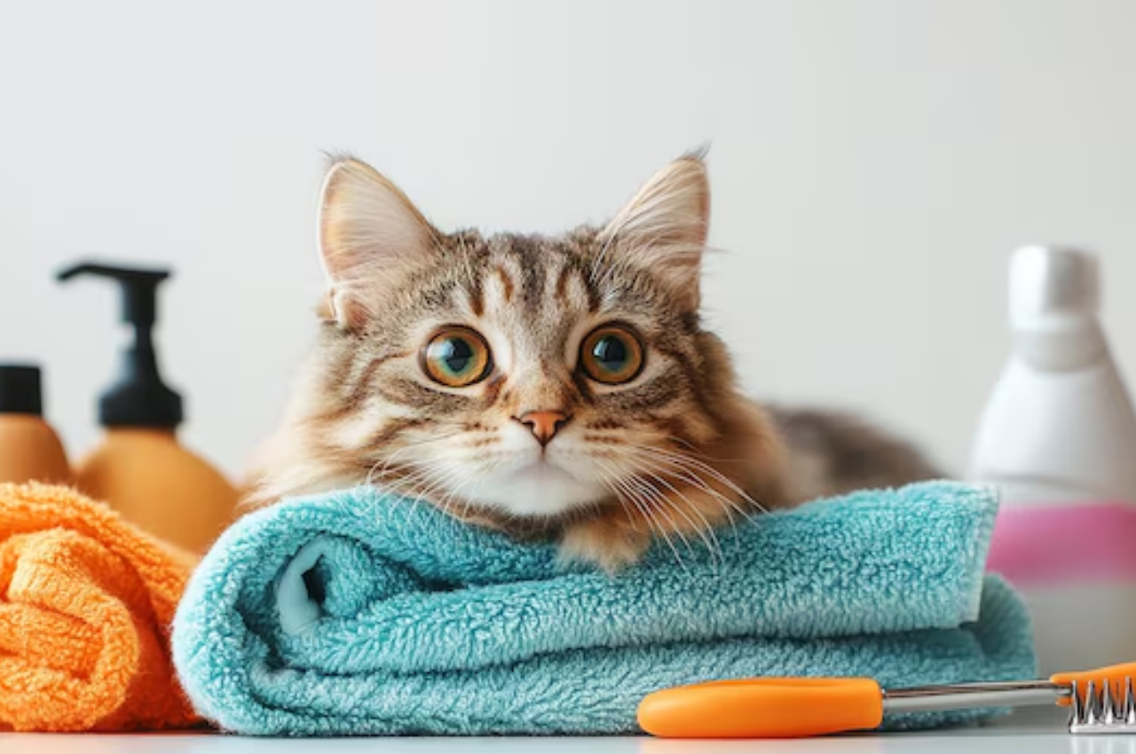How to groom cat for beginners