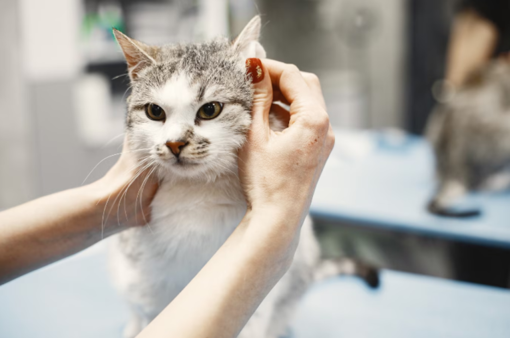 How do you groom a cat by yourself?