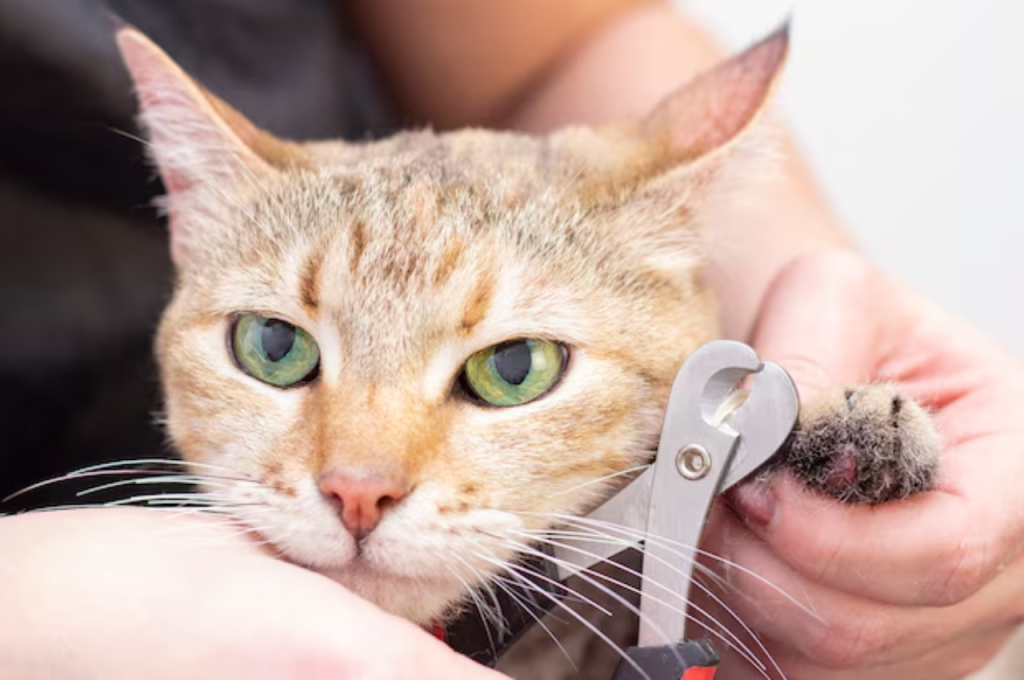 What is basic grooming for cat?