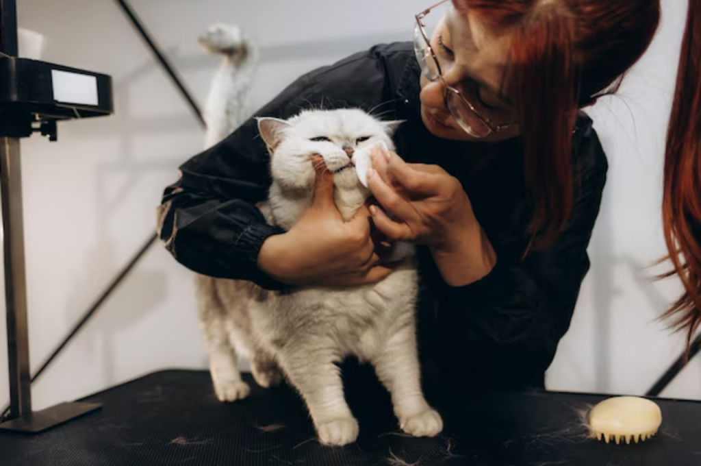 how to groom cat